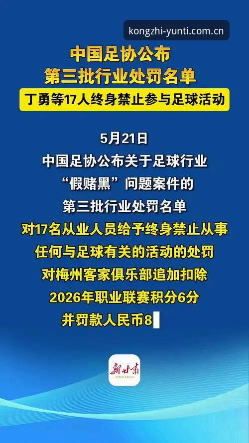 足协第三批禁足名单深度解读：17项终身禁赛背后的4大治理信号